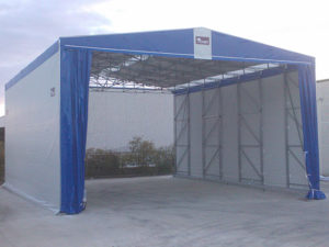 capannone mobile autoportante